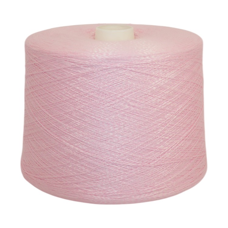 Пряжа бобинная Семеновская Softness (Нежность) (10952), розовый+В, 1 бобина 1,1 кг