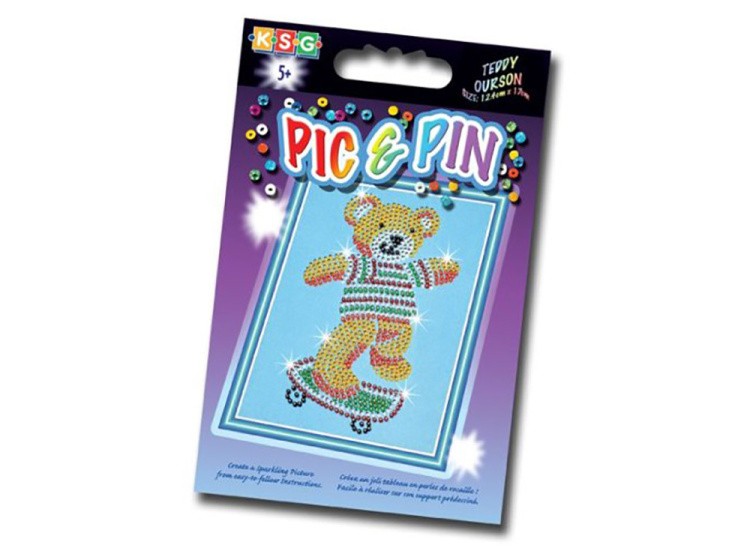 Мозаика из бусин «Медвежонок» — картинка 2