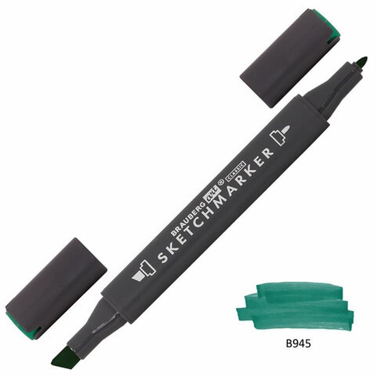 Маркеры для скетчинга двусторонние 1 мм - 6 мм BRAUBERG ART CLASSIC, цвет: базовые цвета — картинка 19