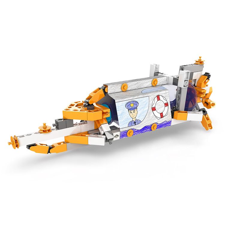 Пластиковый конструктор «Подводная лодка», Поделкин & Engino — картинка 3