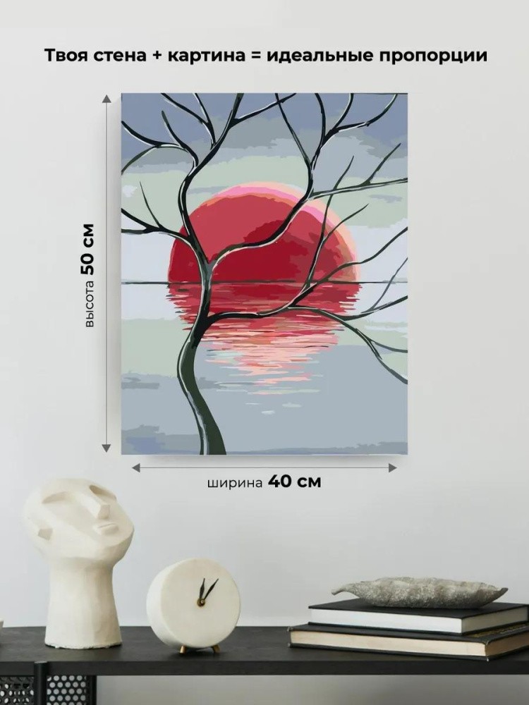 Картина по номерам «Символ Японии» — картинка 3