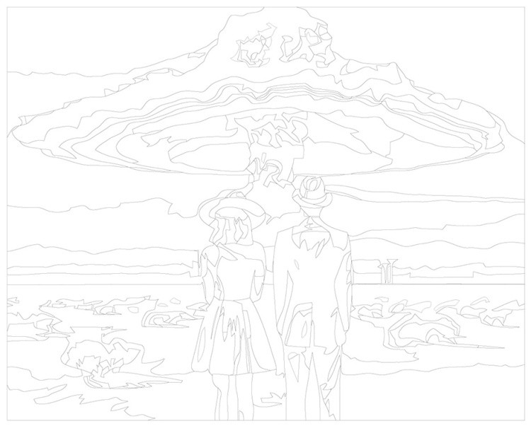 Картина по номерам «Барби: Оппенгеймер мем» — картинка 3