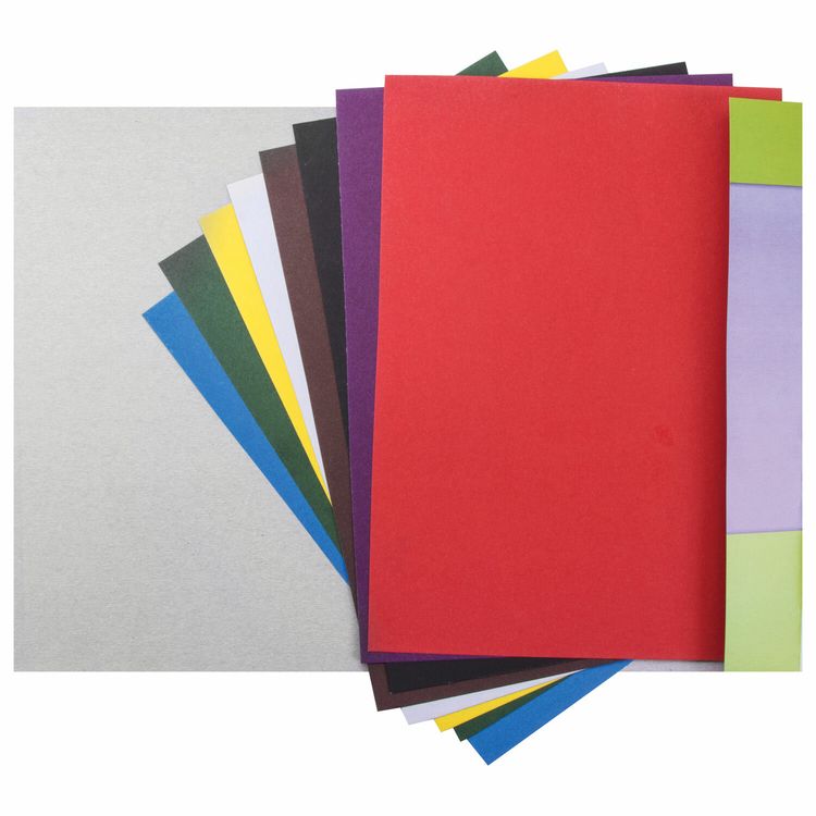 Картон цветной «Веселый жирафик» А4 немелованный (матовый), 8 л., 8 цв., в папке, Юнландия — картинка 4