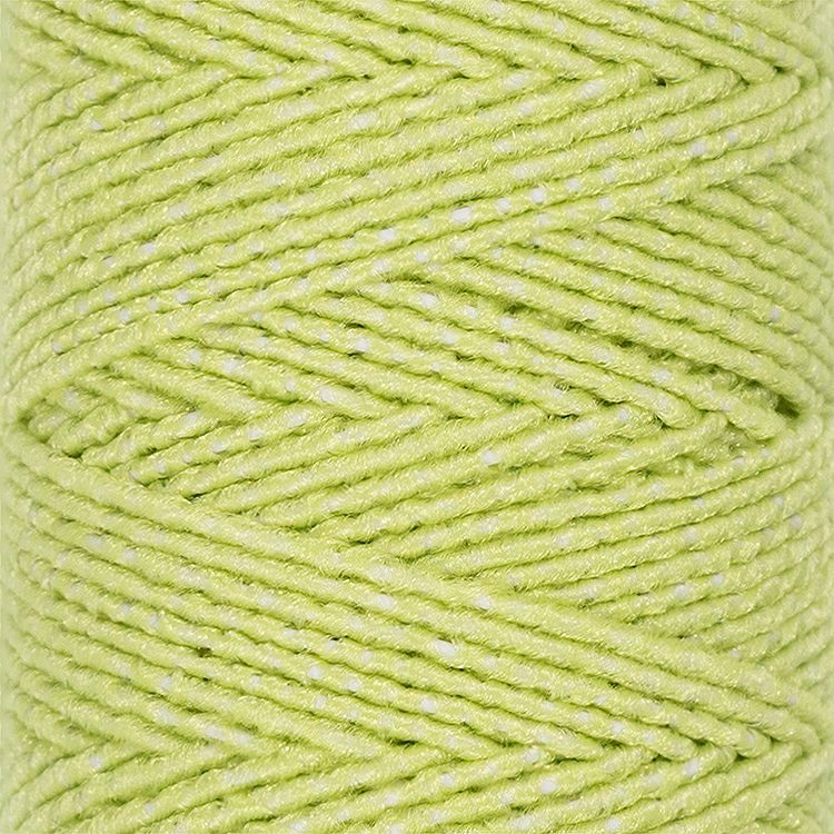 Нитки «спандекс», 60% латекс, 40% полиэстер, 10 шт. по 25 м, цвет: №202 желто-зеленый, Gamma — картинка 2