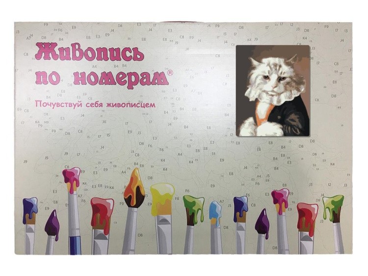 Картина по номерам «Кот придворный» — картинка 5