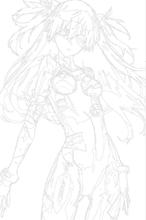 Картина по номерам «Evangelion Евангелион: Аска Лэнгли» — картинка 3