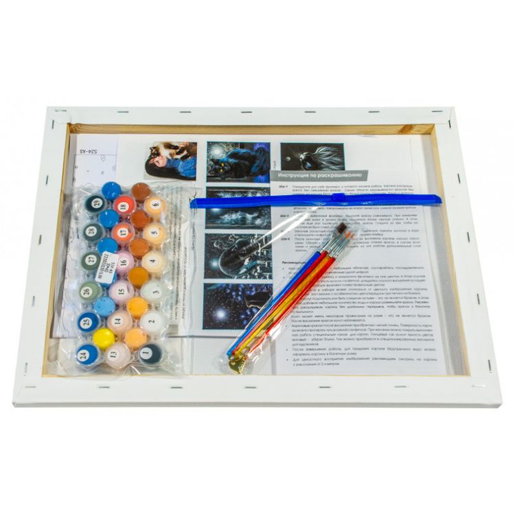 Картина по номерам «Два сердца» — картинка 3