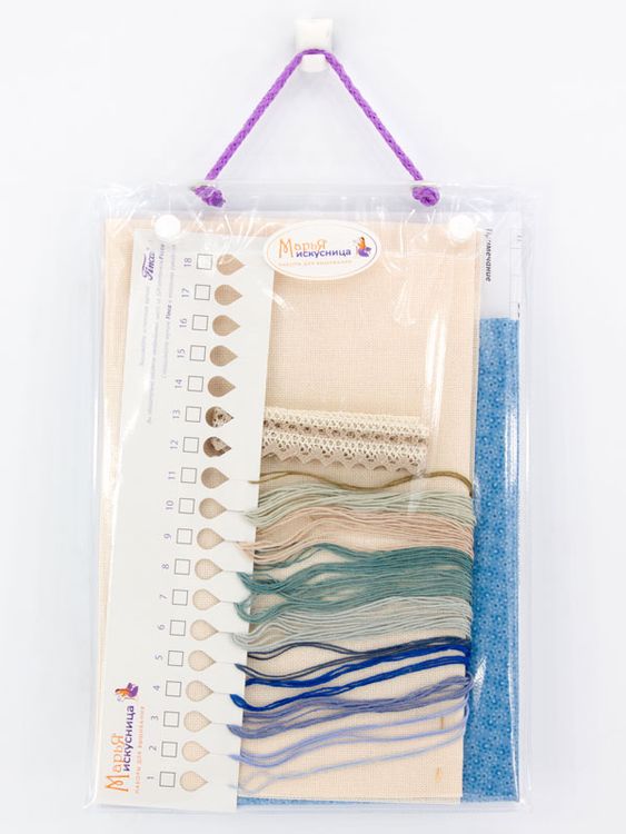 Набор для вышивания «Наволочка. Синеголовник» — картинка 2