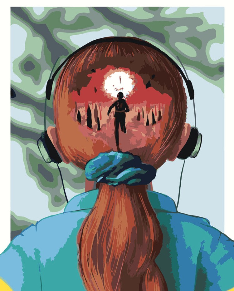 Картина по номерам ОСД Очень странные дела