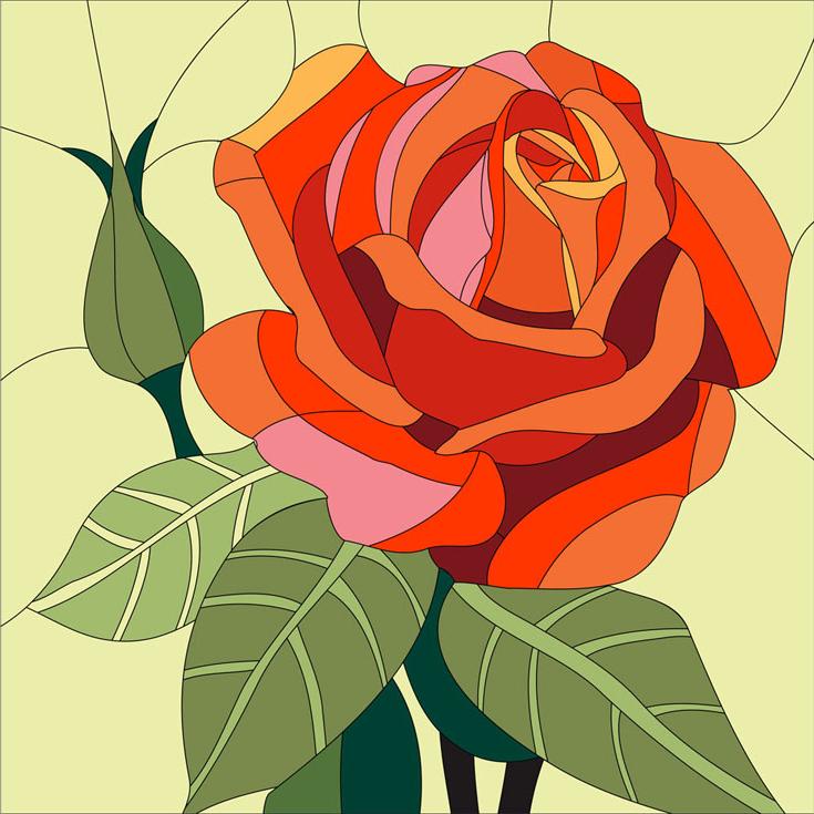 Картина по номерам «Роза»