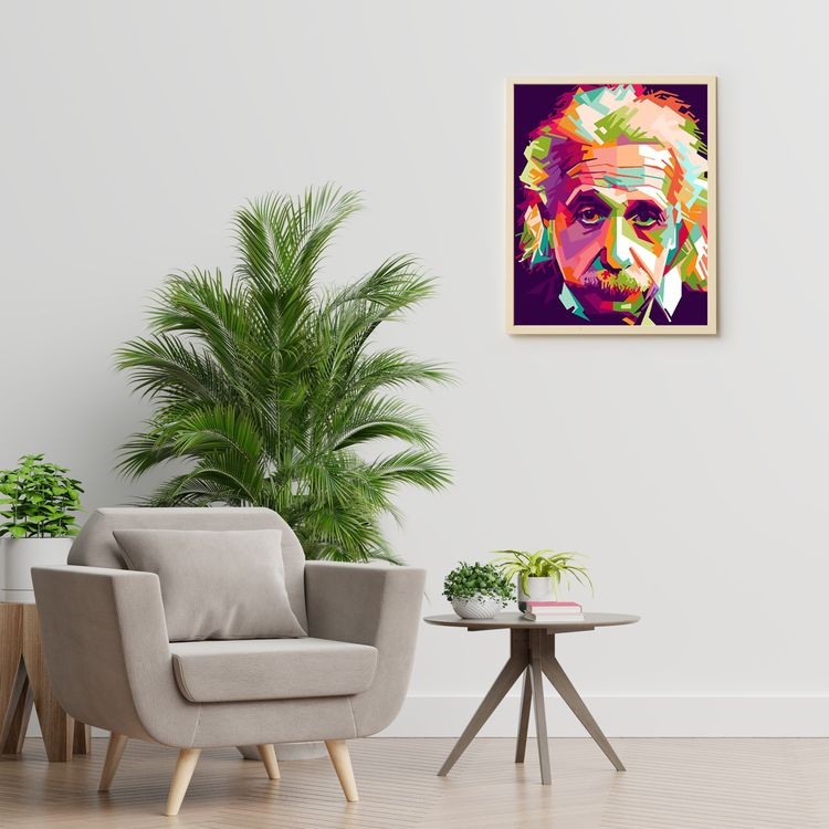 Картина по номерам «Альберт Эйнштейн» — картинка 4