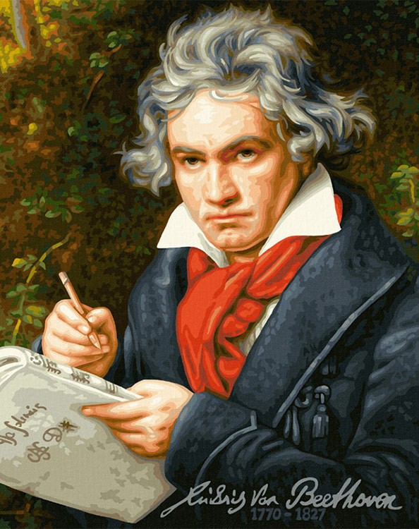 Картина по номерам «Людвиг Ван Бетховен»