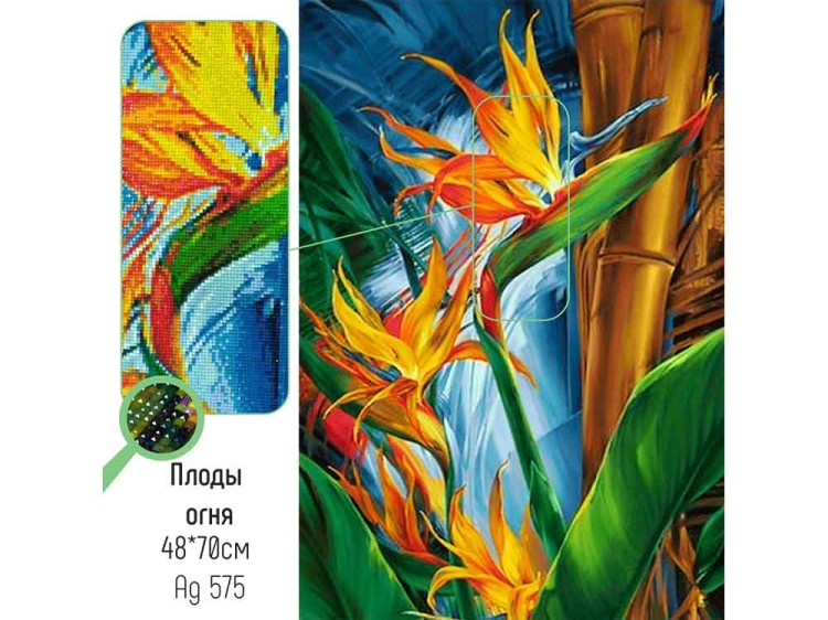 Алмазная вышивка «Плоды огня» — картинка 2