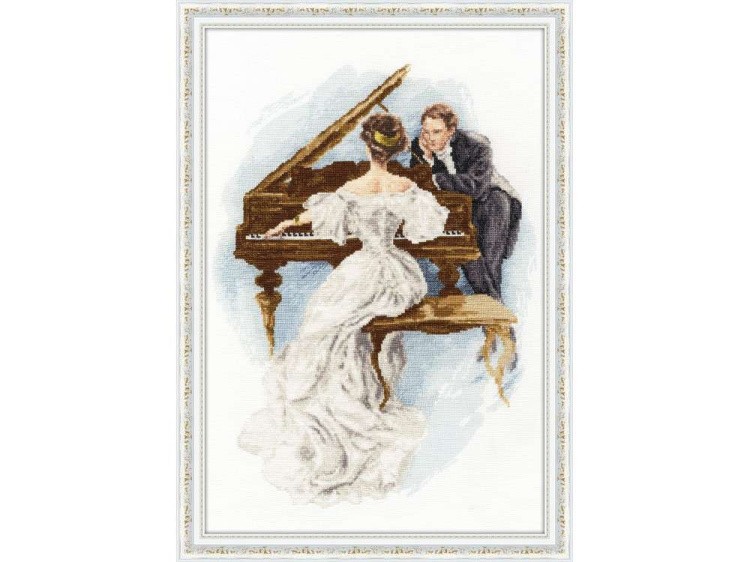 Набор для вышивания «Дама в белом» — картинка 2