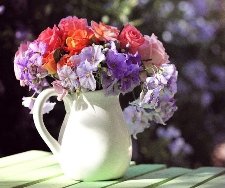 Картина по номерам «Цветы в кувшине» — картинка 2