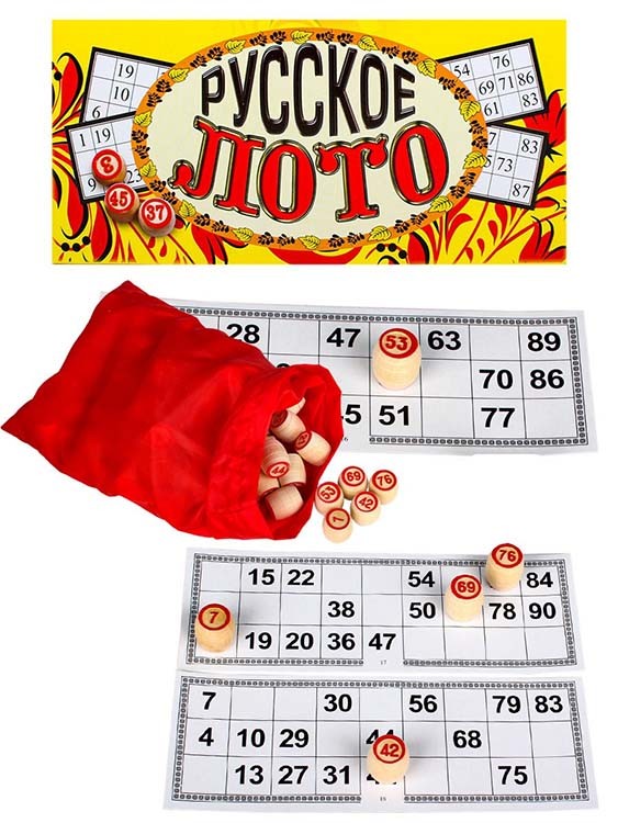 Русское лото (деревянные бочонки) — картинка 2