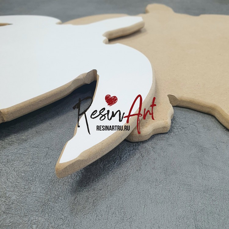 Артборд для смолы/алкогольных чернил Черепаха (с ламинацией) 1 шт., 40х35 см, ResinArt — картинка 3