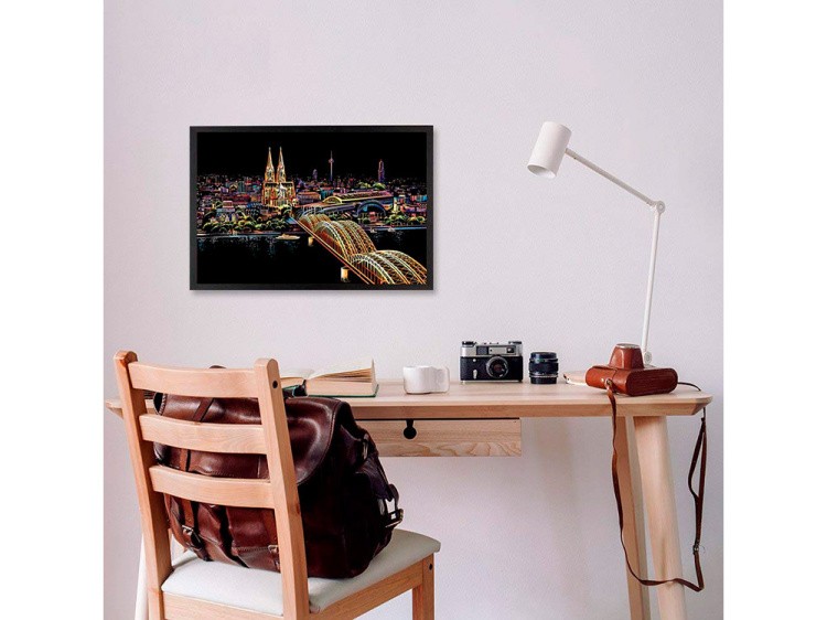 Скретч-картина «Cologne Cathedral» (цветная) — картинка 4