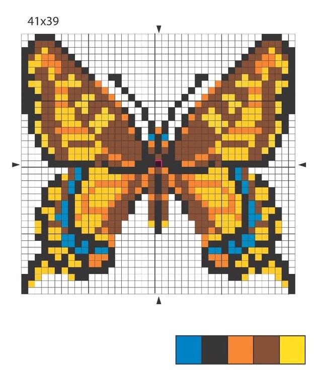 Набор для вышивания «Бабочка» (с пяльцами) — картинка 2