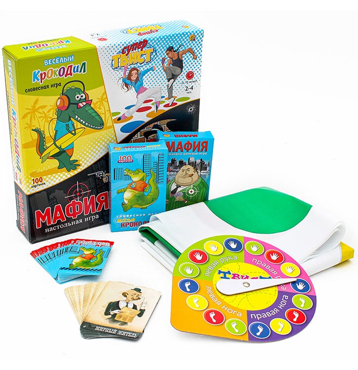 Набор игр. Супер-твист + Крокодил + Мафия — картинка 3
