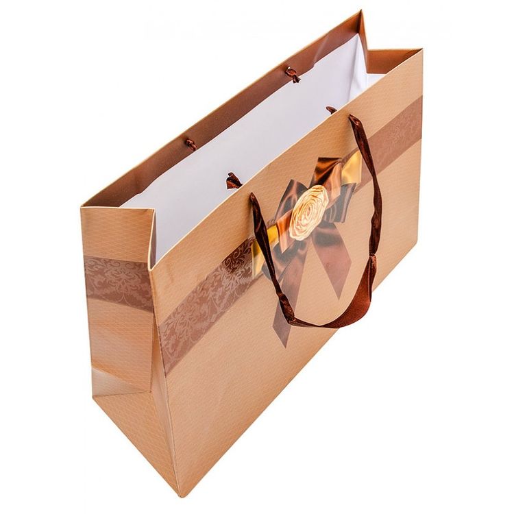 Подарочный пакет «Коричневая лента» — картинка 6