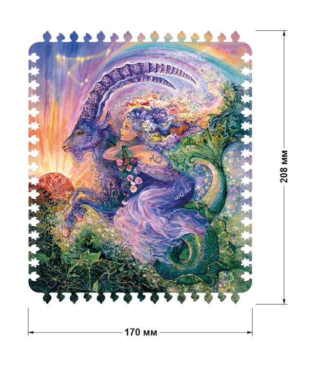 Деревянные пазлы DAVICI «Знак зодиака. Козерог» — картинка 2