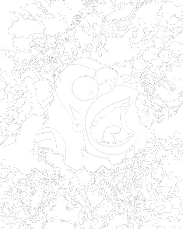 Картина по номерам «Simpsons Симпсоны: Гомер» — картинка 3