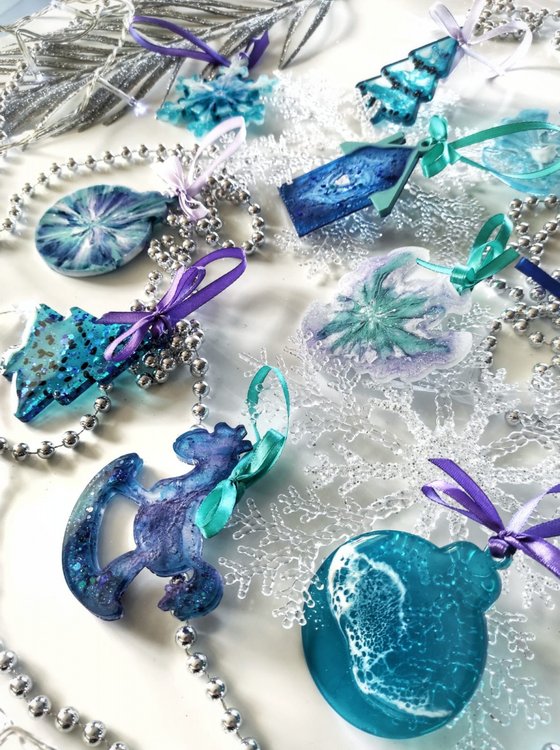 Набор для создания 12 шт елочных игрушек №7 Fir_tree_art — картинка 5