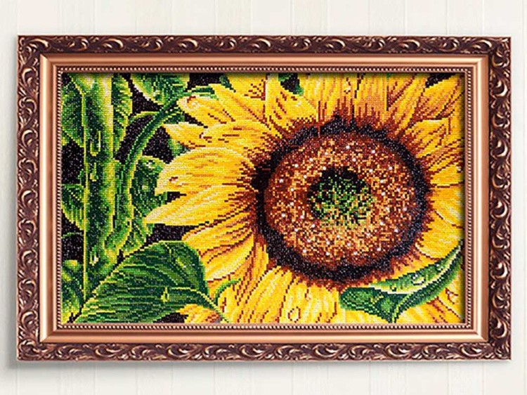 Алмазная вышивка «Подсолнух» — картинка 3