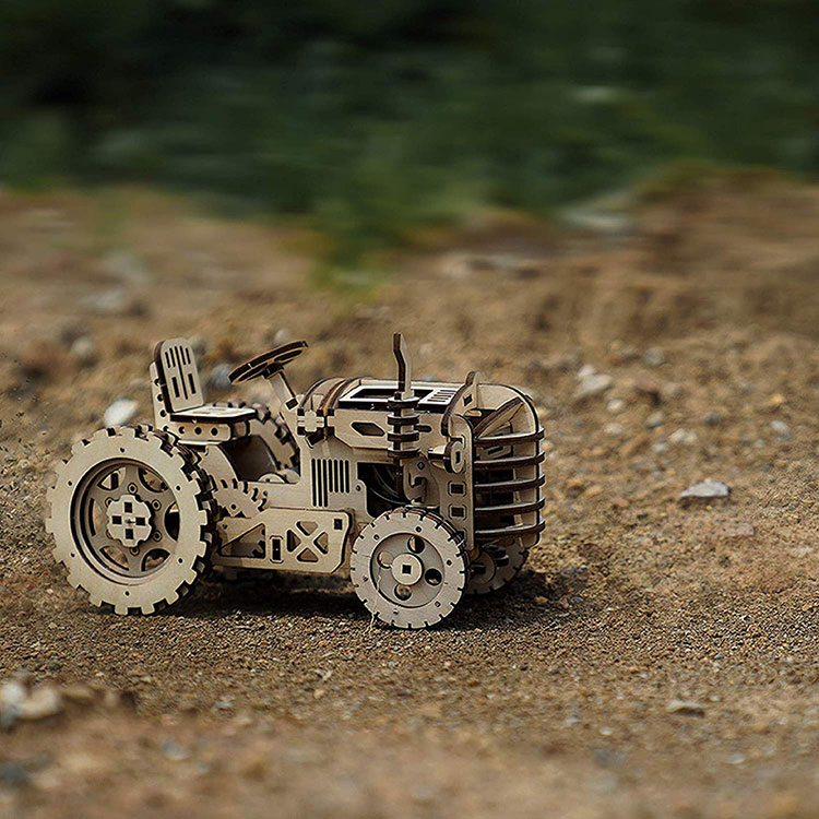 Деревянный конструктор Трактор, 135 элементов — картинка 9