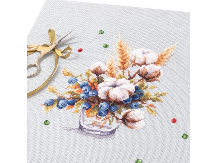 Набор для вышивания «Хлопок и черника» — картинка 3