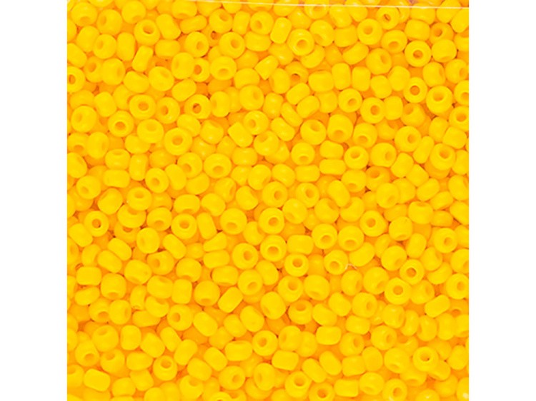 Бисер Чехия CHARLOTTE 2 361-11001 1,7 мм 13/0, 50 г, цвет: 83110 жёлтый