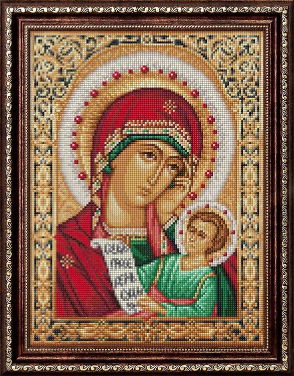 Алмазная вышивка «Икона Богородица Утоли Мои Печали» — картинка 2