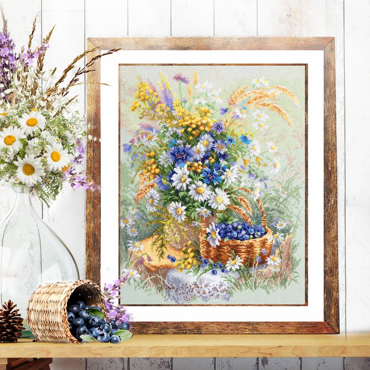 Набор для вышивания «Черничное лукошко» — картинка 16