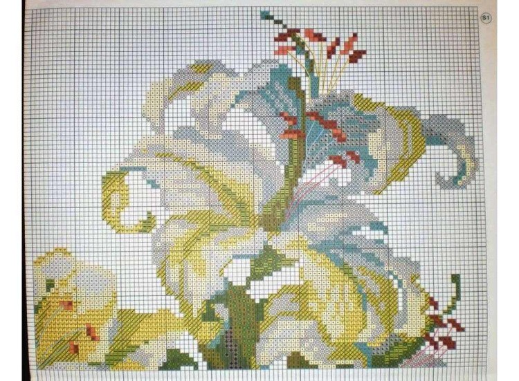 Набор для вышивания «Белые лилии» — картинка 3