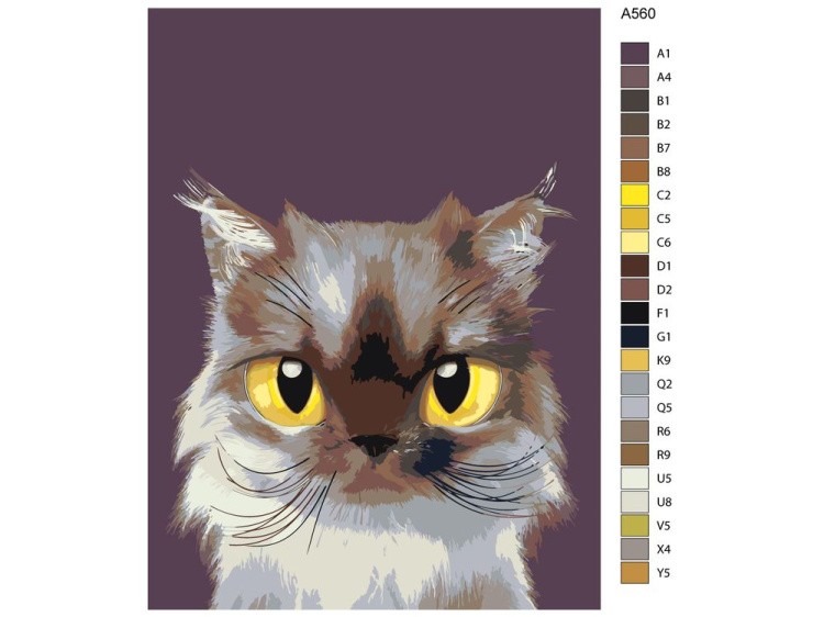 Картина по номерам «Ворчун» — картинка 2