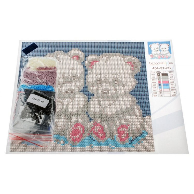 Алмазная вышивка «Медвежата» — картинка 3