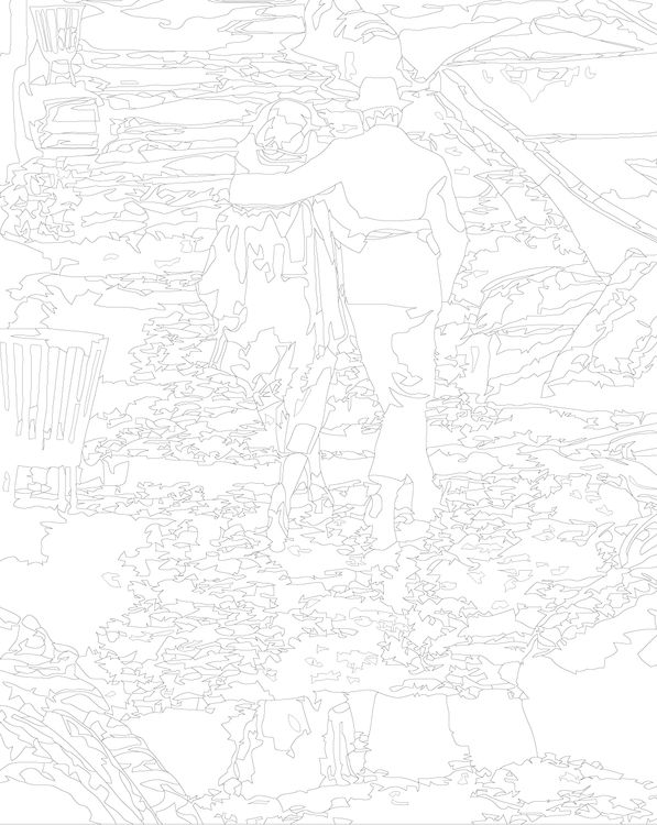 Картина по номерам «Острые козырьки: Джон и Эсме Шелби» — картинка 3