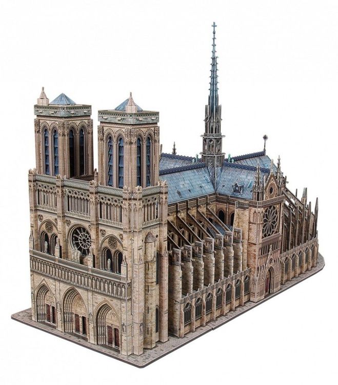 Сборная модель из картона «Нотр-Дам де Пари (Notre Dame de Paris)»