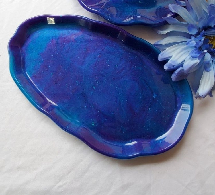 Силиконовый молд - Блюдо овал, 29х17 см — картинка 3