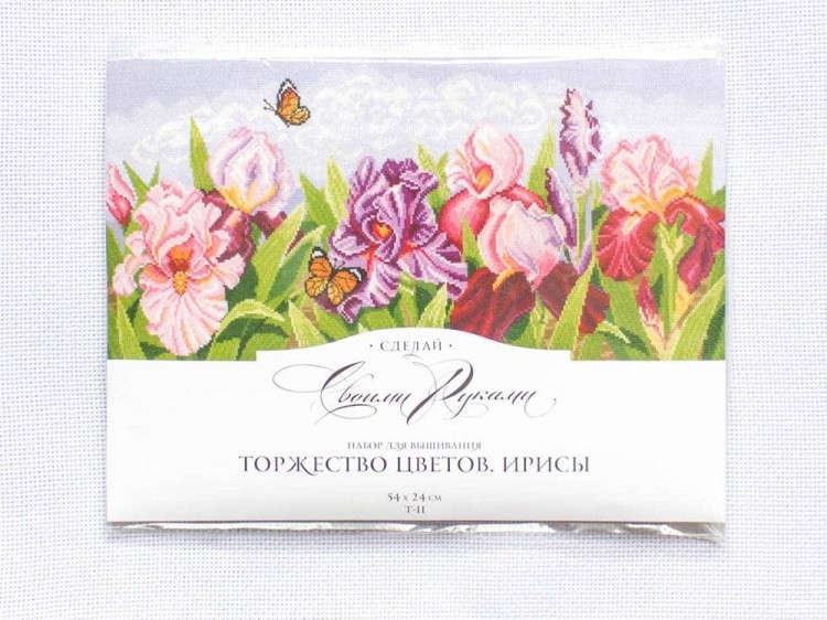 Набор для вышивания «Торжество цветов. Ирисы» — картинка 3