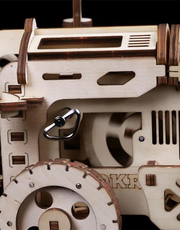 Деревянный конструктор Трактор, 135 элементов — картинка 4