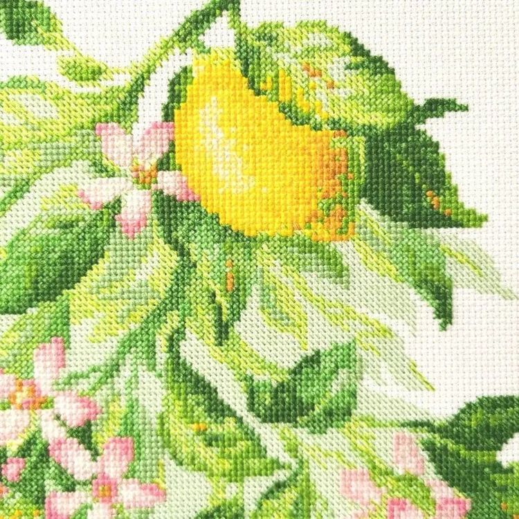 Набор для вышивания «Яркие лимоны» — картинка 4