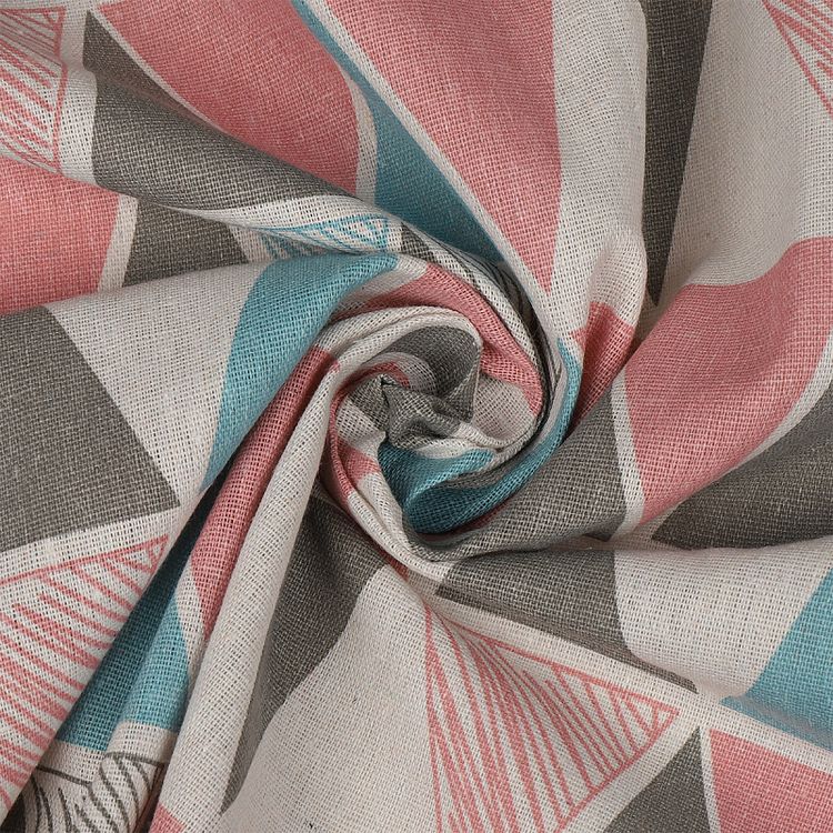 Ткань льняная, 3 м x 150 см, 140 г/м², цвет: принт, TBY — картинка 2