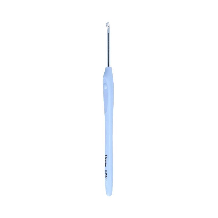 Крючок с прорезиненной ручкой, металл, 3,5 мм, 16 см, Gamma