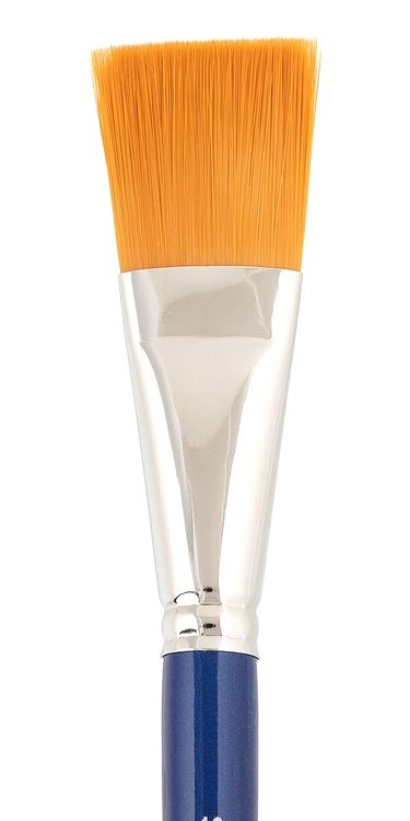 Кисть синтетика «Gallery» №10, плоская, 5 шт., короткая ручка, Vista-Artista — картинка 2