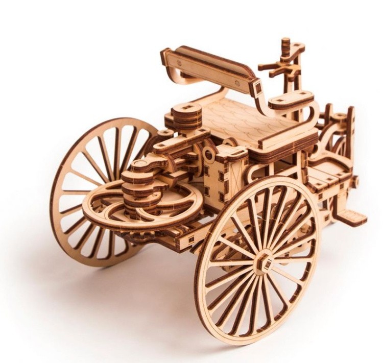 Конструктор из дерева «Первый автомобиль», Wood Trick — картинка 2
