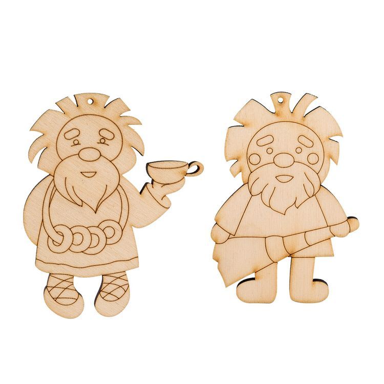 Заготовка для декорирования «Домовой», фанера, 10 см, Mr. Carving — картинка 2