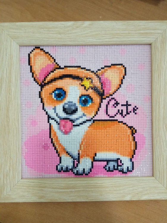 Алмазная вышивка «Корги» — картинка 4