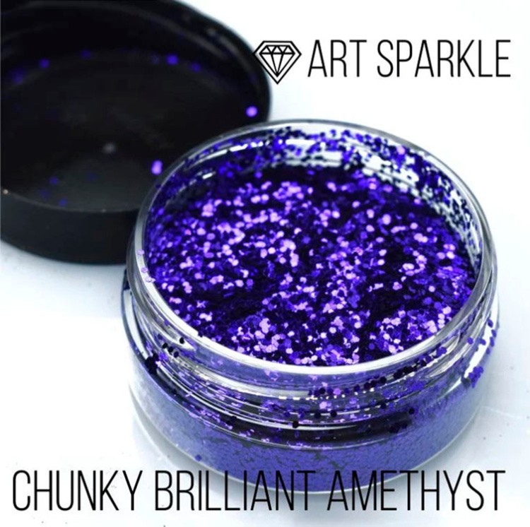 Глиттер крупный Chunky Brilliant Amethyst, 50 г, Craftsmen.store — картинка 2